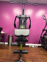 Multi-station exercise machine in the rehab gym